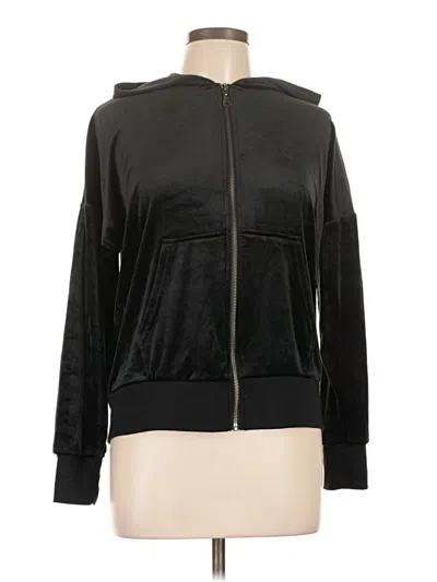 Pre-owned Felina Zip Up Hoodie In Black