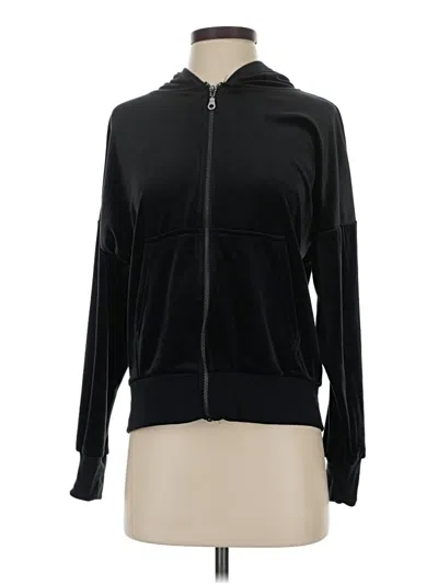 Pre-owned Felina Zip Up Hoodie In Black