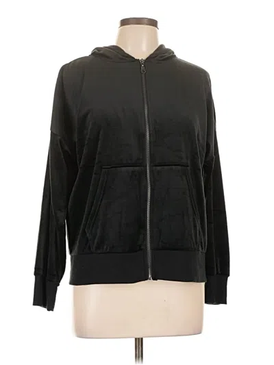 Pre-owned Felina Zip Up Hoodie In Black