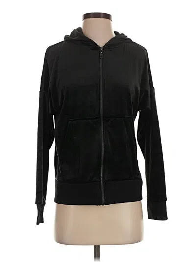 Pre-owned Felina Zip Up Hoodie In Black