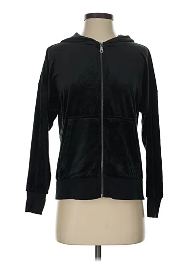 Pre-owned Felina Zip Up Hoodie In Black