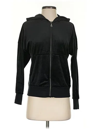 Pre-owned Felina Zip Up Hoodie In Black