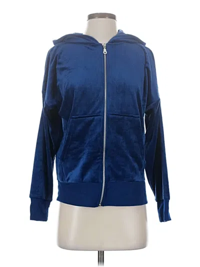 Pre-owned Felina Zip Up Hoodie In Blue