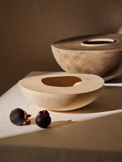 Felix Votteler Bleached Maple Bowl In Brown