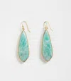 Felix Z Large Natural Gemstone Earrings In Amazonite In Blue