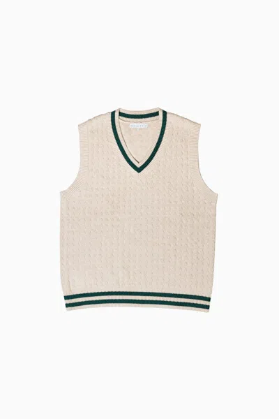 Fella Men's Brown Fred Cashmere Vest In Multi