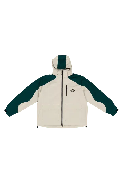 Fella Men's Green Panel Tech Jacket - Water Repellent