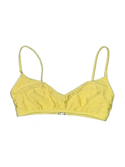 Pre-owned Fella Swimsuit Top Yellow Swimwear