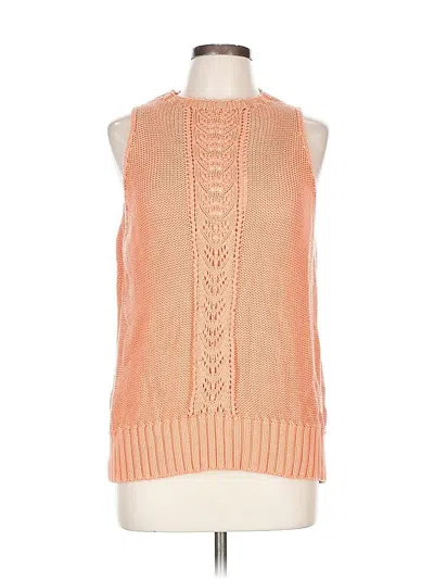 Pre-owned Feller Sweater Vest In Orange
