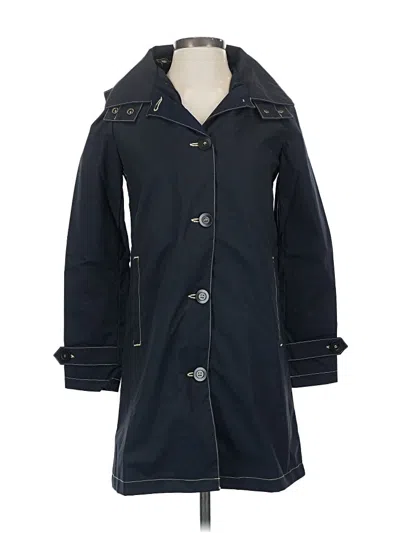 Pre-owned Feller Trenchcoat In Blue