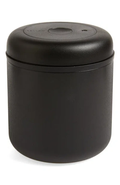 Fellow Atmos Stainless Steel Vacuum Canister In Black