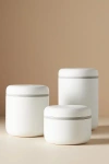 Fellow Atmos Vacuum Canisters, Set Of 3 In White