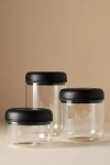 Fellow Atmos Vacuum Canisters, Set Of 3 In Black
