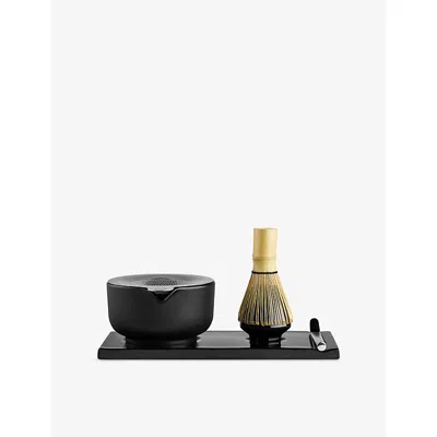 Fellow Matte Black Matcha Set
