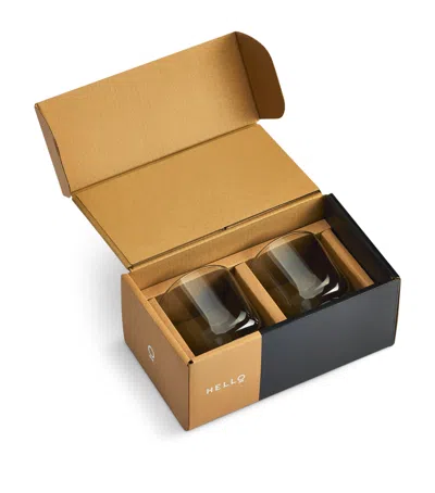 Fellow Pirch Cappuccino Glasses In Gray