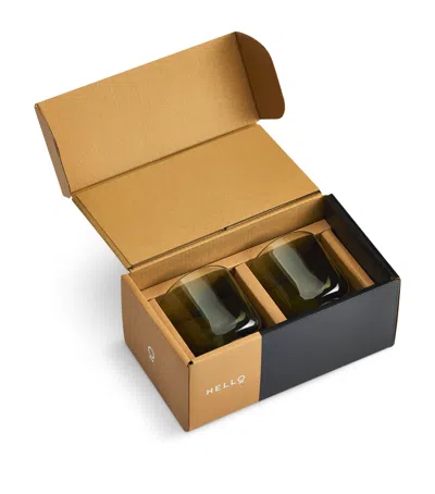 Fellow Pirch Cappuccino Glasses In Green