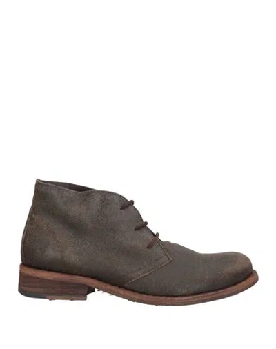 Felmini Woman Ankle Boots Dark Brown Size 6 Leather