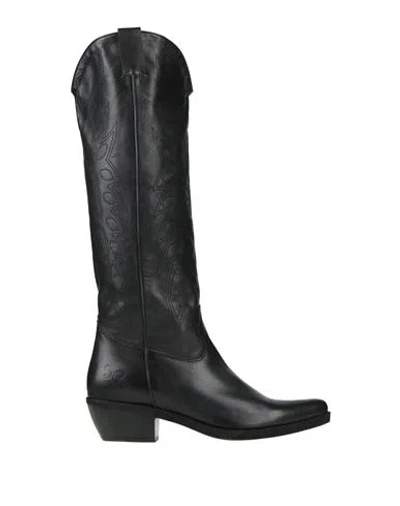 Felmini Woman Boot Black Size 10 Leather