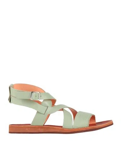 Felmini Woman Sandals Light Green Size 8 Leather