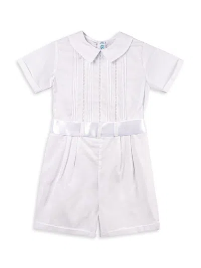Feltman Brothers Baby Boy's & Little Boy's Ribbon Wedding Outfit In White