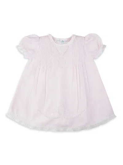 Feltman Brothers Baby Girl's Lace Ribbon Slip Dress In Pink