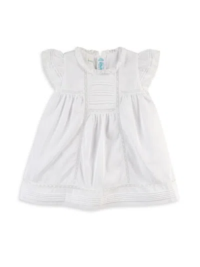 Feltman Brothers Baby Girl's Lace-trimmed Dress In White
