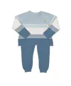 Feltman Brothers Boys' Color Block Knit Set - Baby, Little Kid In French Blue