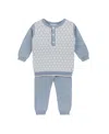Feltman Brothers Boys' Diamond Jacquard Knit Set - Baby, Little Kid In Gray
