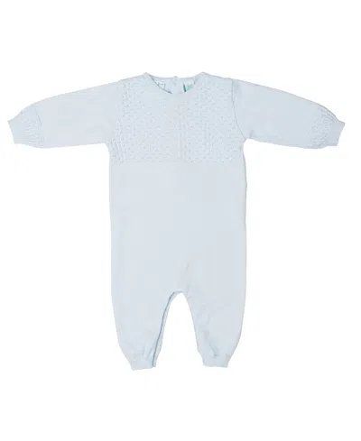 Feltman Brothers Boys' Diamond Knit Longall - Baby In Blue