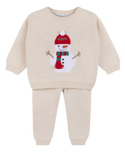 Feltman Brothers Boys' Holiday Snowman Knit Set - Baby, Little Kid In Nude