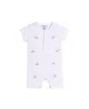 Feltman Brothers Boys' Vehicle Embroidered Cotton Gown With Hat - Baby, Big Kid In White