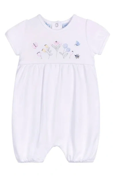 Feltman Brothers Babies'  Garden Cotton Romper In White