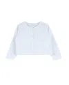 Feltman Brothers Girls' Diamond Pointelle Cropped Cardigan - Baby In Blue