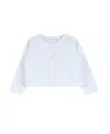 Feltman Brothers Girls' Diamond Pointelle Cropped Cardigan - Little Kid In Blue