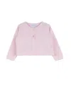 Feltman Brothers Girls' Diamond Pointelle Cropped Cardigan - Little Kid In Pink
