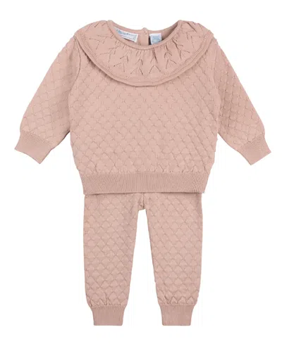 Feltman Brothers Girls' Quilted Knit Set - Baby, Little Kid In Neutral