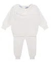 Feltman Brothers Girls' Quilted Knit Set - Baby, Little Kid In White