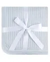 Feltman Brothers Unisex Cable Knit Blanket- Baby In Blue