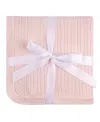 Feltman Brothers Unisex Cable Knit Blanket- Baby In Pink
