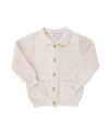 Feltman Brothers Unisex Popcorn Knit Cardigan - Little Kid In Ecru