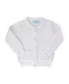 Feltman Brothers Unisex Popcorn Knit Cardigan - Little Kid In Ivory