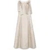 Fely Campo Knot-detail Midi Dress