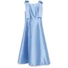 Fely Campo Silk Suits & Dresses In Blue