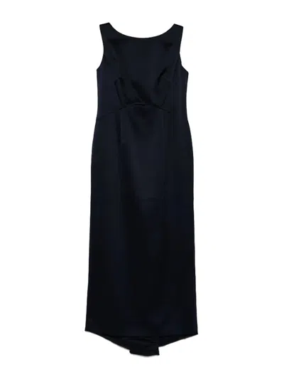 Fely Campo Vestido Midi - Azul