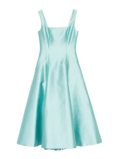 Fely Campo Vestido Midi - Azul