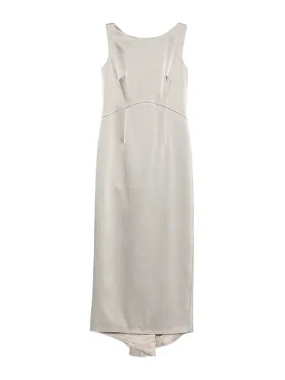 Fely Campo Vestido Midi - Gris
