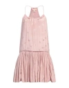 Femi Stories Woman Mini Dress Antique Rose Size M Viscose In Pink