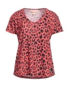 Femi Stories Woman T-shirt Red Size S Polyester, Elastane In Red