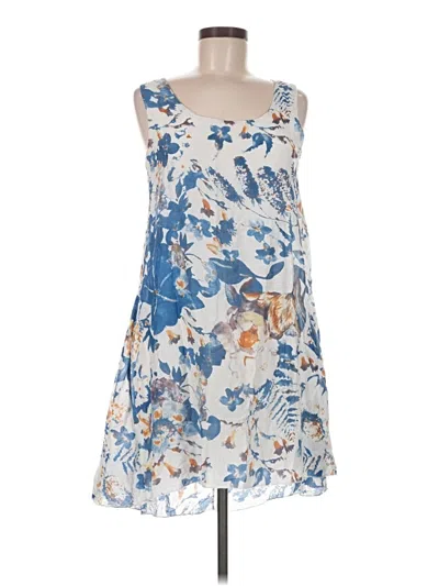 Pre-owned Femme Casual Dress In Blue