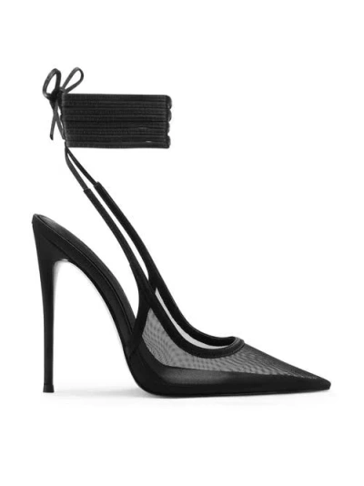 Femme Cobra Lace Up Pump In Black
